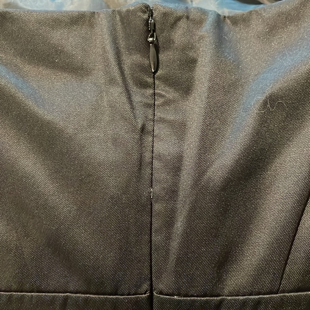 Target Women’s Strapless Mini Dress Size 8 Black Cotton Fitted Cocktail Party - Picture 10 of 17